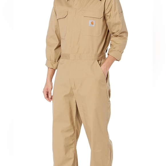 Carhartt Men’s Rugged Flex Canvas Coveralls Large - Picture 2 of 12